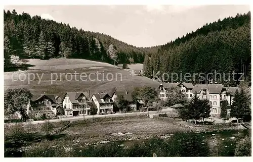 AK / Ansichtskarte Schoenmuenzach Murgtal Panorama Kat. Baiersbronn