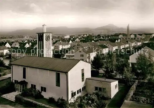 AK / Ansichtskarte Kirchheim Teck Evangelische Kreuzkirche Kat. Kirchheim unter Teck