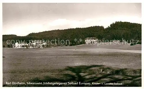 AK / Ansichtskarte Bad Duerrheim Kinder  und Landes Solbad Kat. Bad Duerrheim