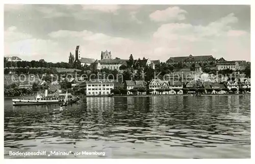 AK / Ansichtskarte Meersburg Bodensee Bodenseeschiff Mainau  Kat. Meersburg