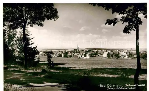 AK / Ansichtskarte Bad Duerrheim Gesamtansicht  Kat. Bad Duerrheim