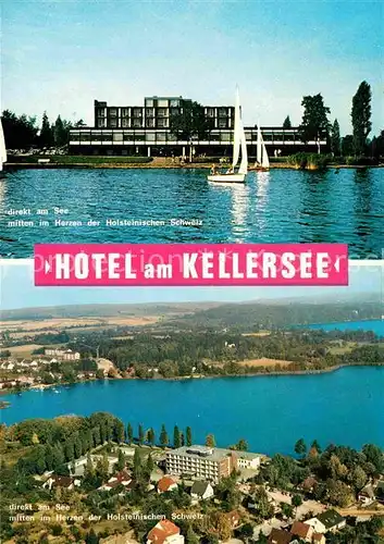 AK / Ansichtskarte Malente Gremsmuehlen Hotel am Kellersee Luftkurort Kneipp Heilbad Holsteinische Schweiz Fliegeraufnahme Kat. Malente