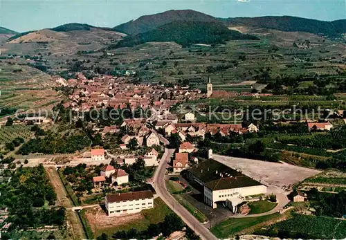 AK / Ansichtskarte Oberrotweil Kaiserstuhl Fliegeraufnahme Cafe Vogesenblick