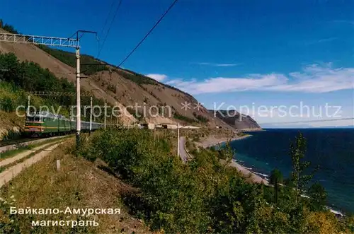 AK / Ansichtskarte Baikalsee Eisenbahn 
