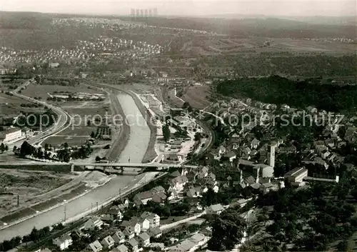 AK / Ansichtskarte Wernau Neckar Luftaufnahme Kat. Wernau (Neckar)