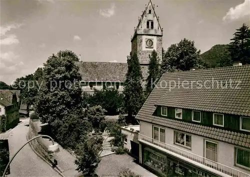 AK / Ansichtskarte Oberlenningen Rathaus Ortsansicht Kat. Lenningen