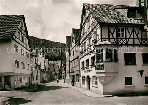 AK / Ansichtskarte Wiesensteig Gasthof Pension Zur Post  Kat. Wiesensteig