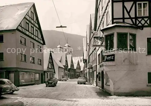 AK / Ansichtskarte Wiesensteig Gasthof Pension Zur Post Kat. Wiesensteig