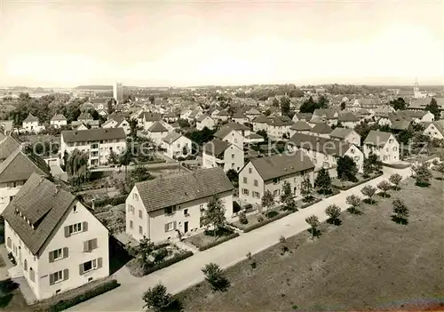 AK / Ansichtskarte Saulgau Luftaufnahm Kat. Bad Saulgau