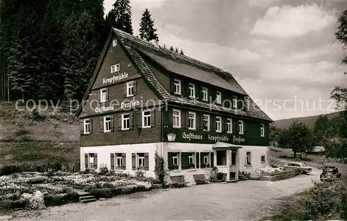 AK / Ansichtskarte Altensteig Schwarzwald Gasthaus Pension Kropfmuehle