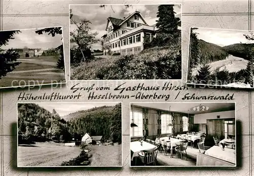 AK / Ansichtskarte ueberberg Heselbronn Gasthof Pension Hirsch Kat. Altensteig