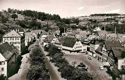 AK / Ansichtskarte Altensteig Schwarzwald 
Marktplatz