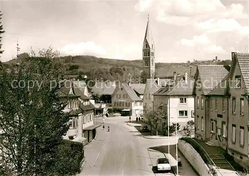 AK / Ansichtskarte Salach Kirche Ortsansicht Kat. Salach