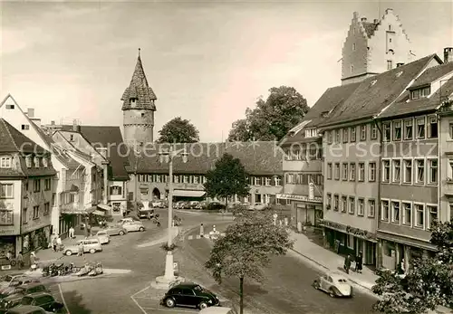 AK / Ansichtskarte Ravensburg Wuerttemberg Marienplatz Gruener Turm Frauentor Kat. Ravensburg