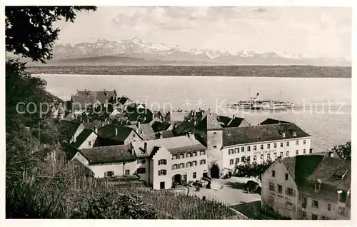 AK / Ansichtskarte Meersburg Bodensee Blick auf die Unterstadt  Kat. Meersburg