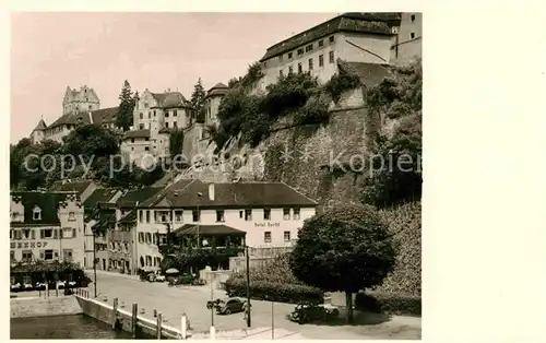 AK / Ansichtskarte Meersburg Bodensee Hotel Hecht Kat. Meersburg