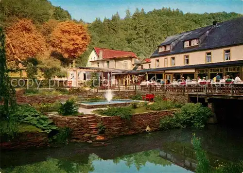 AK / Ansichtskarte Manderscheid Eifel Cafe Restaurant Heidsmuehle Kat. Manderscheid