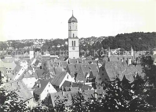 AK / Ansichtskarte Biberach Riss Altstadt vom Gigelberg Kat. Biberach an der Riss