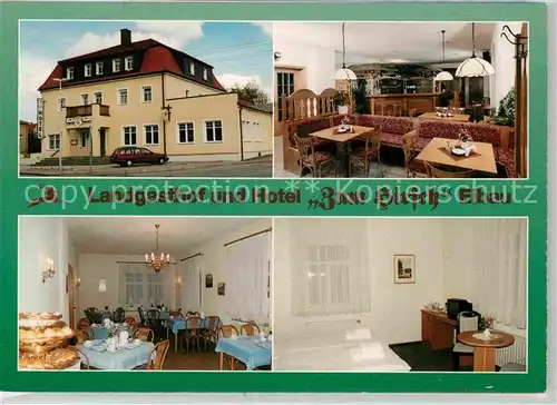 AK / Ansichtskarte Eibau Landgasthof und Hotel Zum Hirsch Gastraeume Zimmer Kat. Eibau