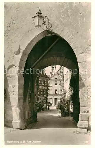 AK / Ansichtskarte Meersburg Bodensee Am Obertor Kat. Meersburg