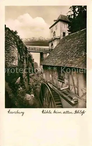 AK / Ansichtskarte Meersburg Bodensee Muehle beim Altesn Schloss  Kat. Meersburg