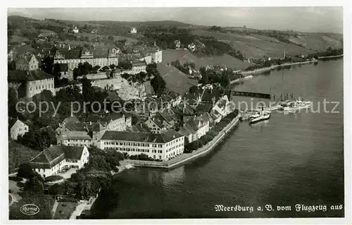 AK / Ansichtskarte Meersburg Bodensee Fliegeraufnahme Kat. Meersburg