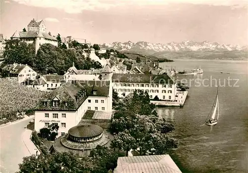 AK / Ansichtskarte Meersburg Bodensee Strandhotel Wilder Mann Kat. Meersburg