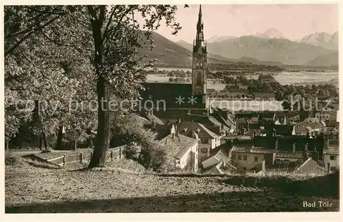 AK / Ansichtskarte Bad Toelz Kirche Panorama Kat. Bad Toelz