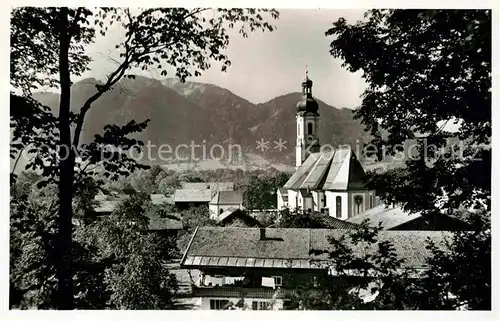 AK / Ansichtskarte Lenggries Kirche Kat. Lenggries