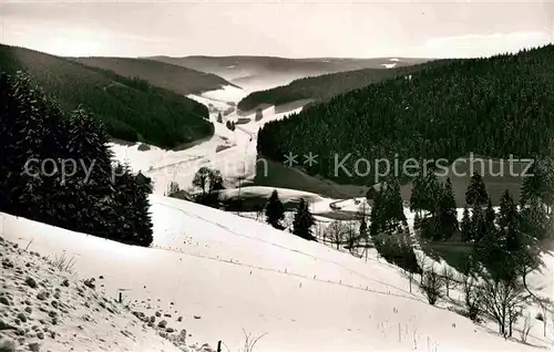 AK / Ansichtskarte Escheck Blick ins Schwarzatal Kat. Schoenwald im Schwarzwald