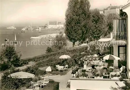 AK / Ansichtskarte Meersburg Bodensee Hotel Seegarten Kat. Meersburg