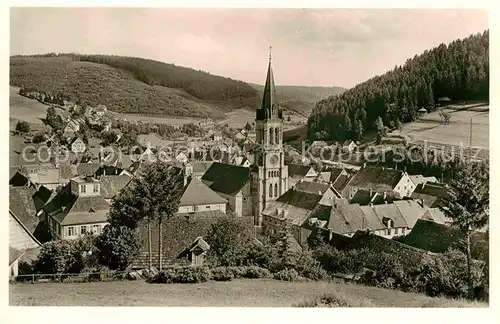 AK / Ansichtskarte Voehrenbach Ortsansicht Kirche Kat. Voehrenbach