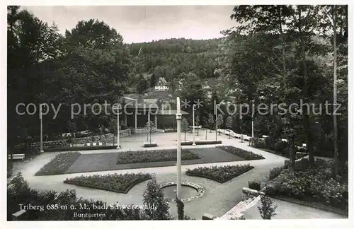 AK / Ansichtskarte Triberg Schwarzwald Burggarten Kat. Triberg im Schwarzwald