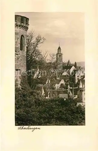 AK / Ansichtskarte ueberlingen Bodensee Teilansicht Burgturm Kat. ueberlingen