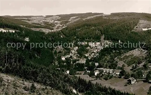 AK / Ansichtskarte Triberg Schwarzwald mit Schonach Kat. Triberg im Schwarzwald