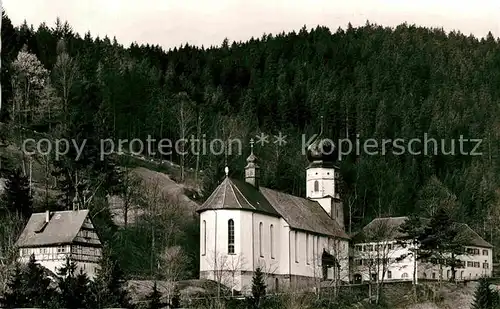 AK / Ansichtskarte Triberg Schwarzwald Wallfahrtskirche Kat. Triberg im Schwarzwald