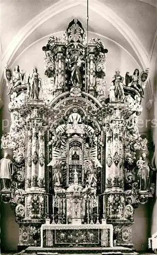 AK / Ansichtskarte Triberg Schwarzwald Wallfahrtskirche Altar Kat. Triberg im Schwarzwald