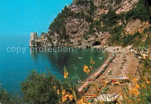 AK / Ansichtskarte Positano Salerno La spiaggia di Fornillo Strand Bucht Kueste Kat. Salerno