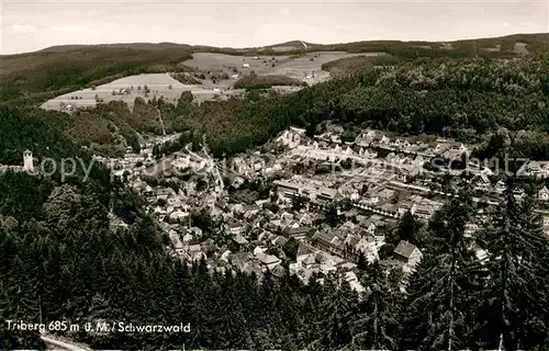 AK / Ansichtskarte Triberg Schwarzwald Panorama Kat. Triberg im Schwarzwald