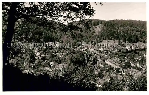 AK / Ansichtskarte Triberg Schwarzwald Panorama Kat. Triberg im Schwarzwald