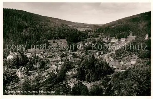 AK / Ansichtskarte Triberg Schwarzwald Panorama Kat. Triberg im Schwarzwald