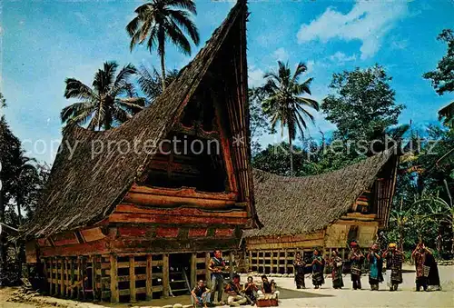 AK / Ansichtskarte Samosir Island Tomok Village Batak Traditional House