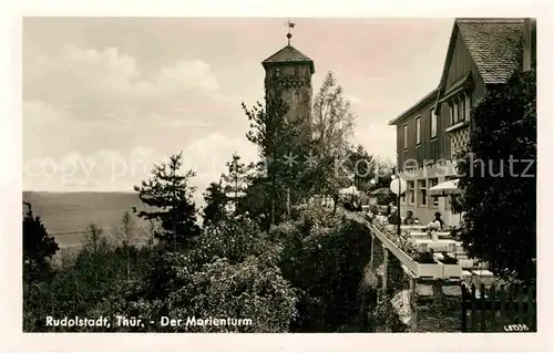 AK / Ansichtskarte Rudolstadt Der Marienturm Kat. Rudolstadt