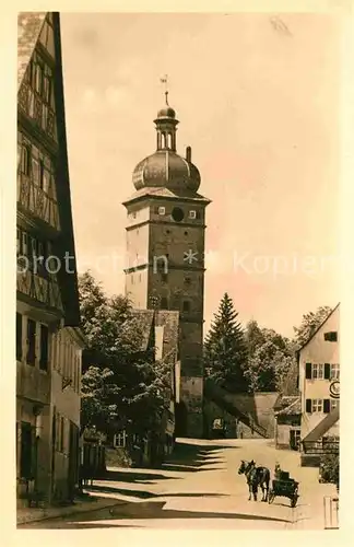 AK / Ansichtskarte Dinkelsbuehl Geringertor Kat. Dinkelsbuehl