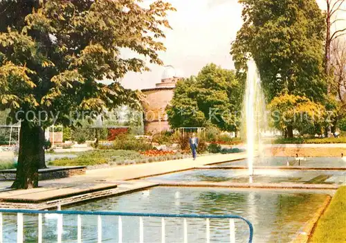 AK / Ansichtskarte Erfurt Internationale Gartenbauausstellung Wasserspiele Volkssternwarte Kat. Erfurt