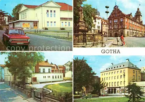 AK / Ansichtskarte Gotha Thueringen Klubhaus Rathaus Tivoli Kulturhaus Kat. Gotha