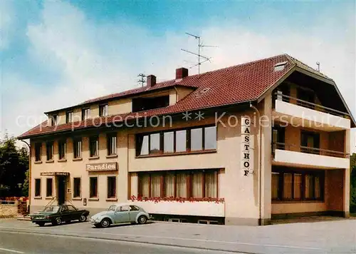 AK / Ansichtskarte Stockach Baden Hotel Gasthof Paradies Kat. Stockach