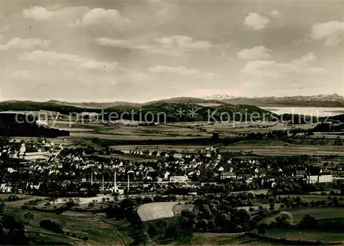 AK / Ansichtskarte Stockach Bodensee mit Schweizer Alpen