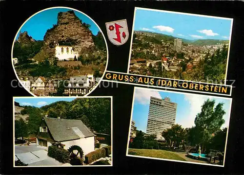 AK / Ansichtskarte Idar Oberstein Edelsteinmuseum Hochhaus Panorama  Kat. Idar Oberstein