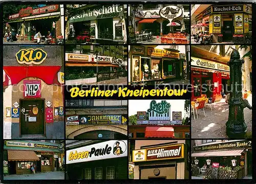 AK / Ansichtskarte Berlin Berliner Kneipentour Kat. Berlin